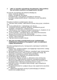 Decydowanie a podejmowanie decyzji