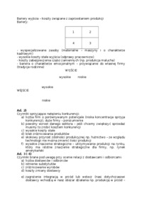 Model Portera - identyfikacja optymalnego otoczenia