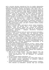 Pracownik-kapitał przedsiębiorstwa - Procesy rekrutacyjne