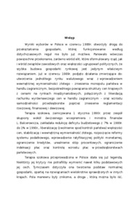 Prywatyzacja przedsiębiorstw państwowych - bilans prywatyzacji