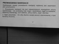 Prowadzenie nawigacji-podstawowe zasady