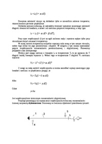 Wyznaczanie współczynnika termicznej rozszerzalności liniowej metalu