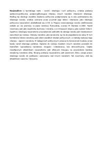 Nacjonalizm-opracowanie