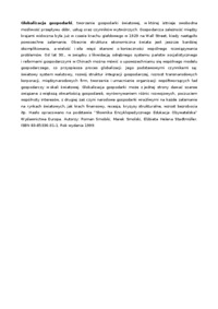 Globalizacja gospodarki