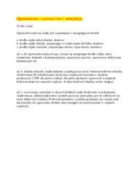 Ciepłownictwo i wentylacja-źródła ciepła