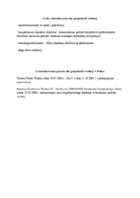 Cechy charakterystyczne gospodarki wodnej