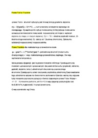 Prawo Fick’a i Fouriera