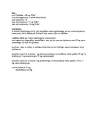 Zadanie z nitryfikacją