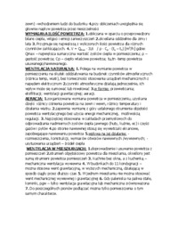 Pojęcia na kolokwium-wentylacja i klimatyzacja