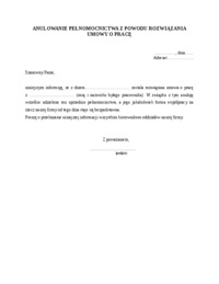 anulowanie-pelnomocnictwa-z-powodu-rozwiazania-umowy-o-prace