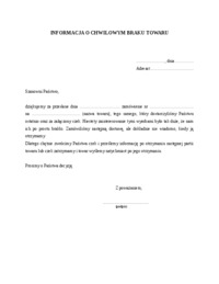 Informacja o chwilowym braku towaru