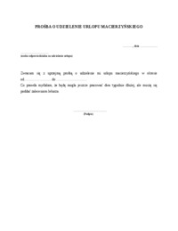 prosba-o-udzielenie-urlopu-macierzynskiego