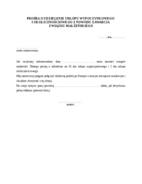 prosba-o-udzielenie-urlopu-wypoczynkowego-z-powodu-zawarcia-zwiazku-malzenskiego
