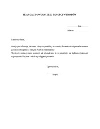 skarga-z-powodu-zlej-jakosci-wyrobow