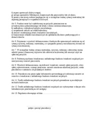 Regulamin Zakładowego Funduszu Świadczeń Socjalnych