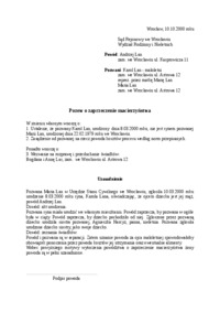 Wzór-Pozew o zaprzeczenie macierzyństwa