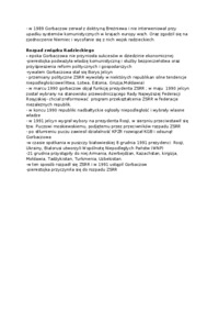 Świat w dobie rozpadu systemu realnego socjalizmu (1981-1991)