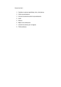 Etapy procesu analitycznego