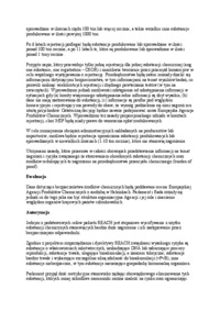 Reach - legislacja dotycząca substancji chemicznych