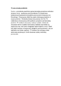 Wymiarowanie przelewów - opracowanie