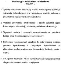 Wodociągi - kolokwium dodatkowe