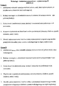 Kolokwium poprawkowe - wodociągi i kanalizacje