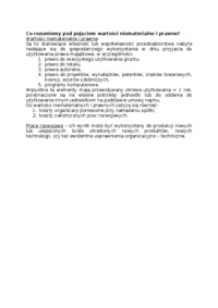 Wartości niematerialne i prawne-opracowanie