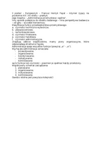 Podstawy zarządzania-opracowanie