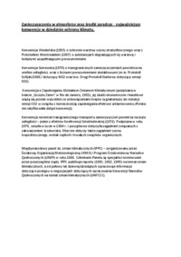 Zanieczyszczenia w atmosferze oraz środki zaradcze