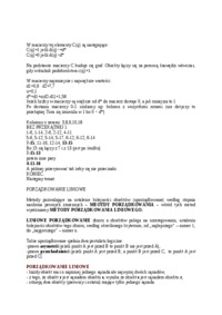 Analiza wielowymiarowa - wykład