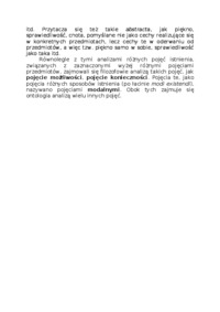 Przykłady pojęć analizowanych przez ontologię - opracowanie