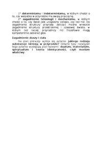 Zagadnienie substancji i struktury świata - wykład