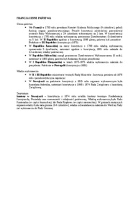 Francja i inne państwa - opracowanie