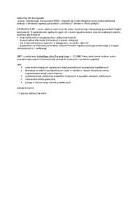 Jednolity Akt Europejski - wykład