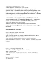 Herbert, Komeński, Montessori, Pestalozzi, Arystoteles, Konarski, Spencer