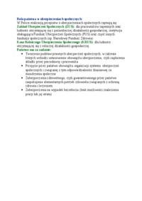 Rola państwa w ubezpieczeniach społecznych - wykład