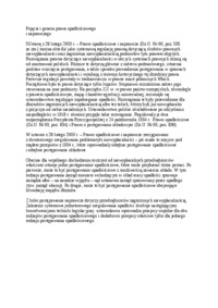 Pojęcie i geneza prawa upadłościowego - wykład