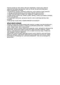 Rodzina i społeczność lokalna - opracowanie 