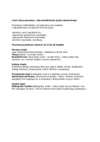 Część ustna egzaminu