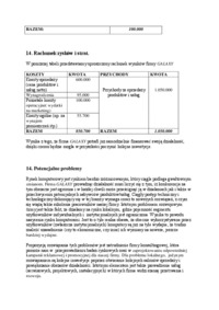 Harmonogram działań firmy - wykład.