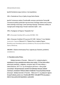 Państwowa Fabryka Związków Azotowych w Tarnowie - historia.