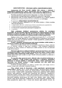 Rozpoczynanie działalności agroturystycznej - informator.