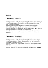 Wielkość ekonomiczna gospodarstwa rolniczego -  dane statystyczne.