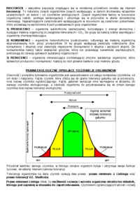 Zakres ekologii - wykład.