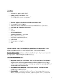 Podstawy prawa karnego i prawa wykroczeń - wykład.