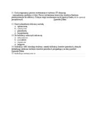 Testy kalkulacyje nr 1