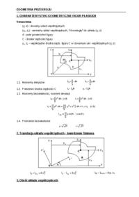 Geometria przekroju