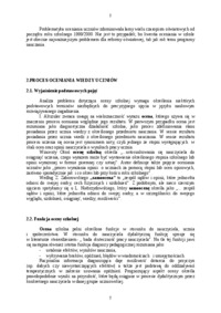 Ocena i jej funkcje w procesie nauczania- pedagogika