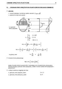 Zginanie sprężysto-plastyczne 3