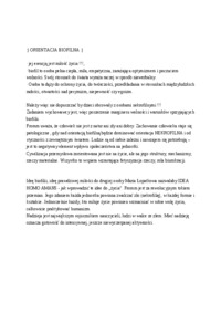 Orientacja nekrofilna i biofilna w koncepcji radykalnego humanizmu- pedagogika